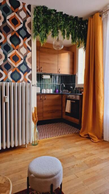 Studio 2 Pers Aux Inspirations 60S Chalon-sur-Saône Exterior foto